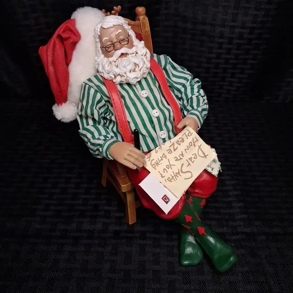 POSSIBLE DREAMS NICK'S NOOK # 4220 TUCKERED OUT SANTA CLAUS FIGURINE